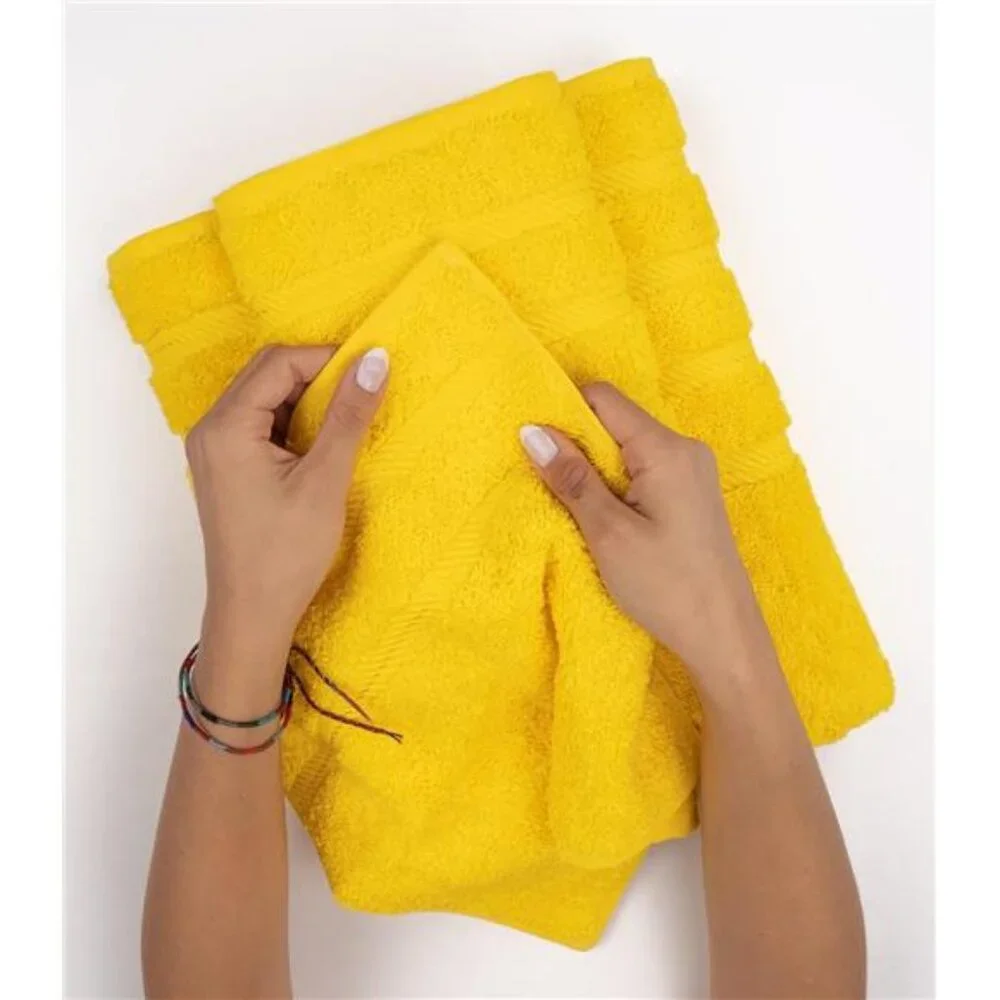 New Luxury 6 Piece Towel Set, 2 Bath Towels 2 Hand Towel 2 Washclothes